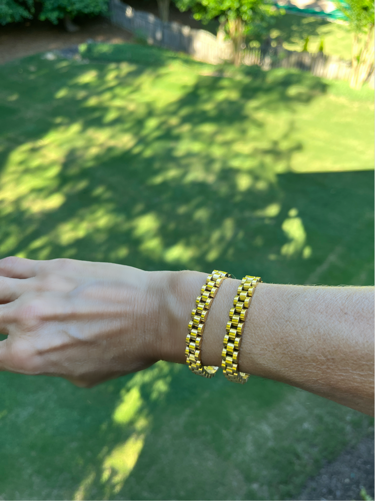 Small Rolly Watch Strap Link Bracelet - 2 colors