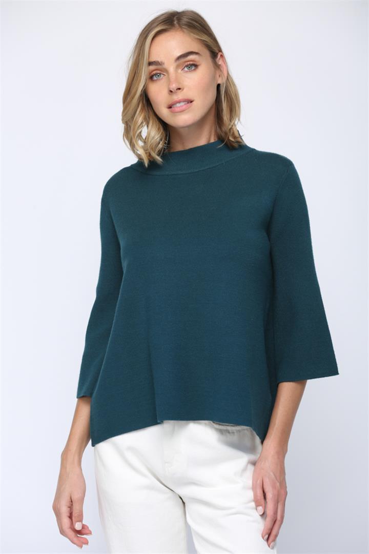 It’s Fate Mock neck Bell Sleeve Sweater / 6 colors
