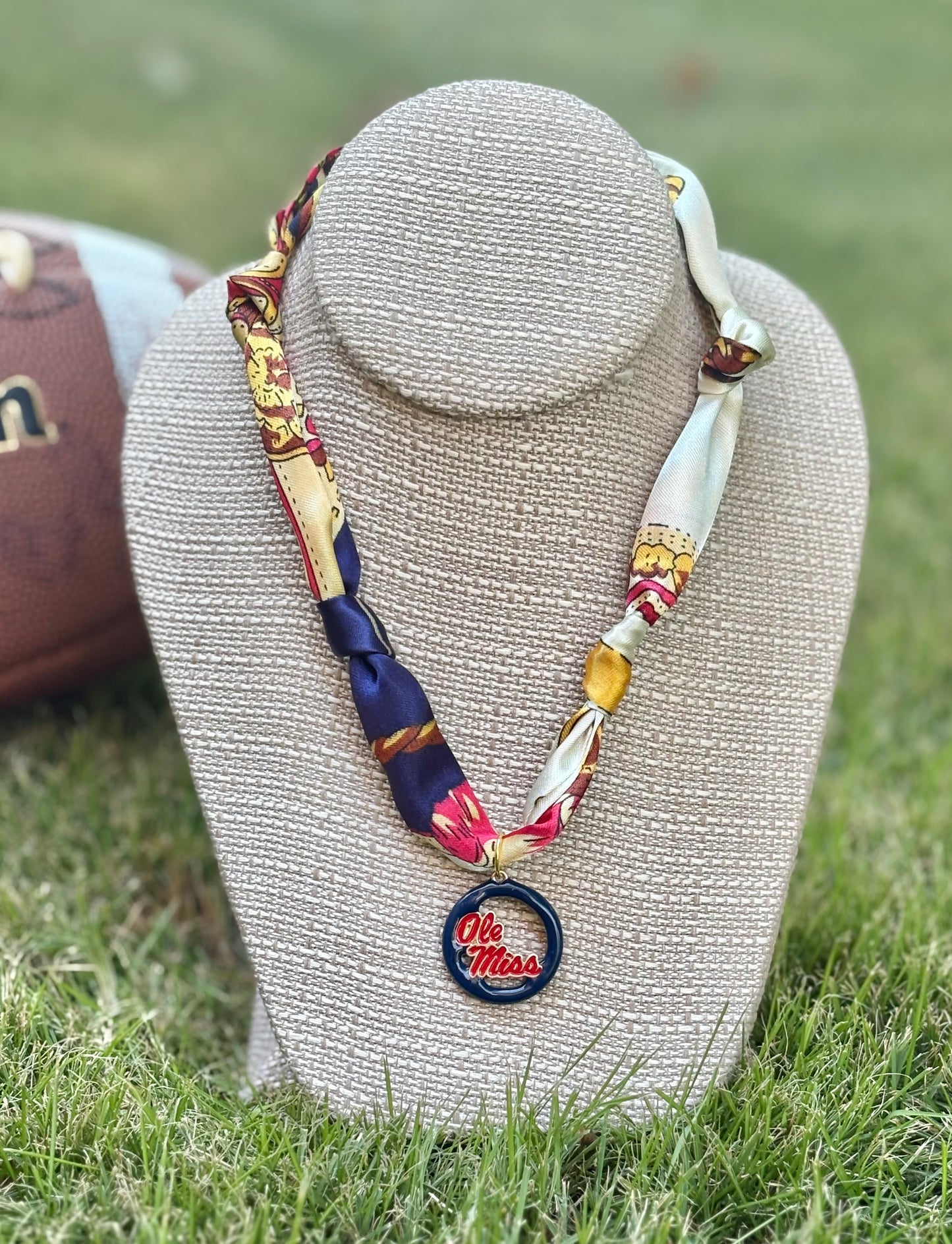 Gameday Team Charm Scarf Necklaces