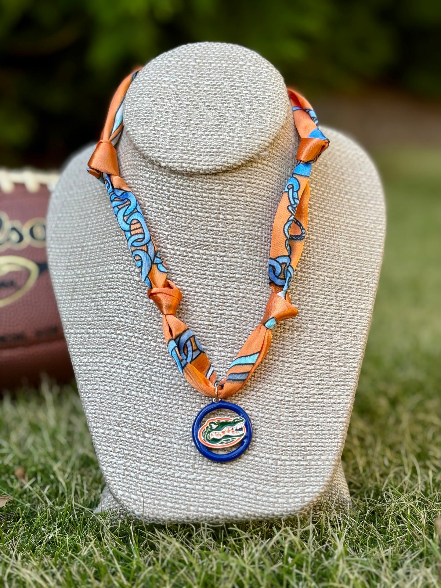 Gameday Team Charm Scarf Necklaces