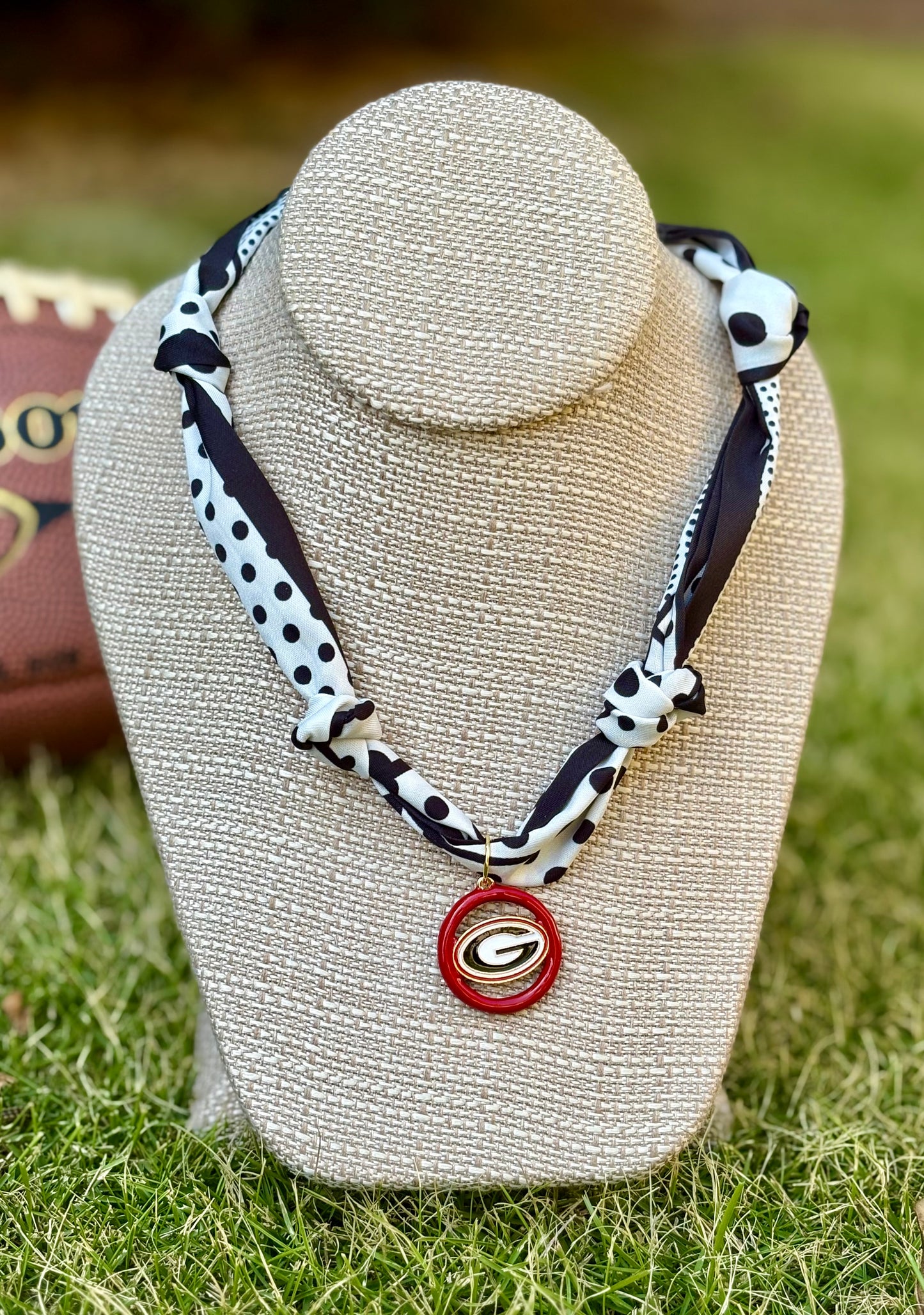 Gameday Team Charm Scarf Necklaces