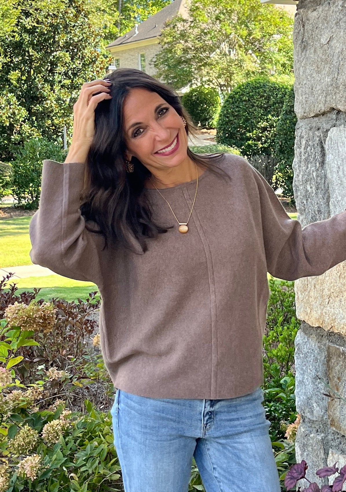 Charcoal Ultimate Soft Knit Pullover