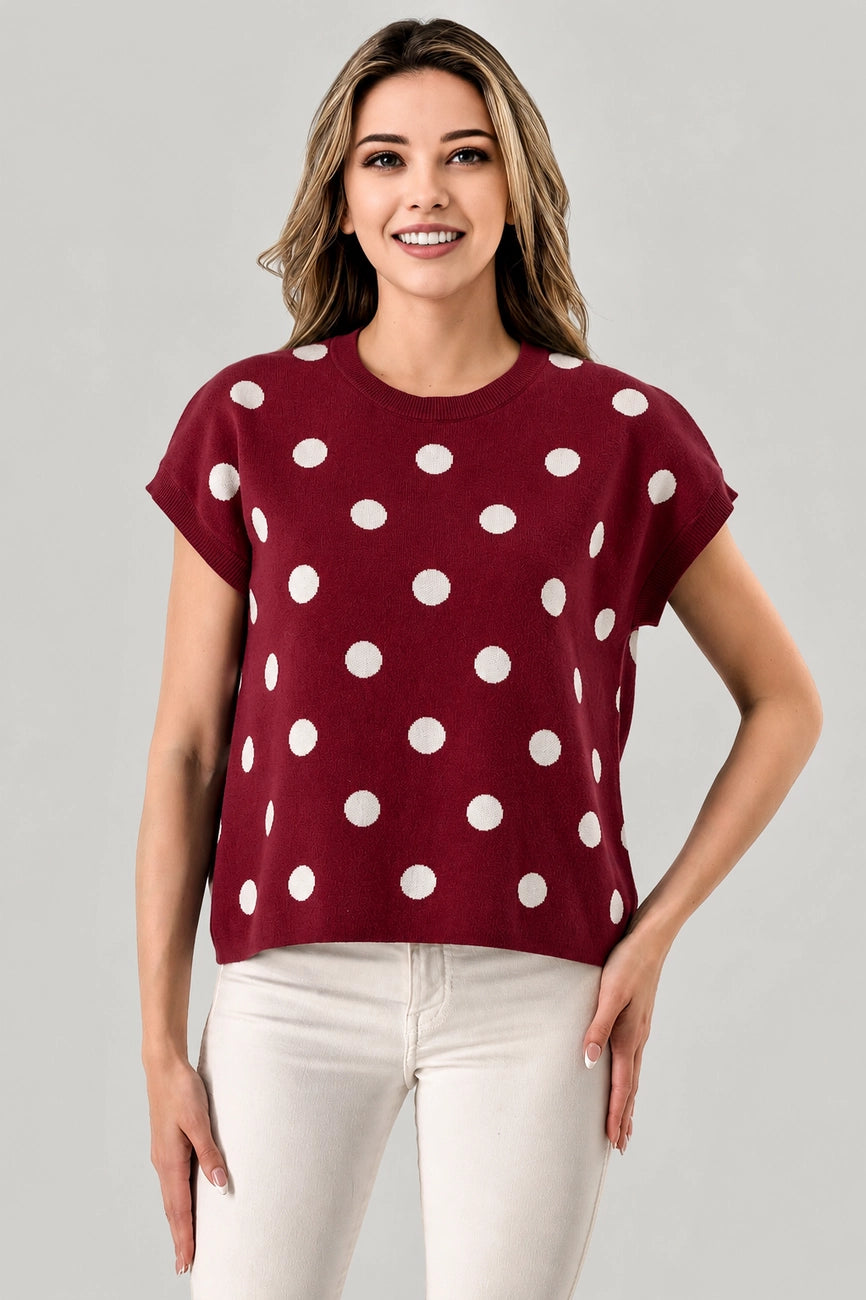 Polka Dot Sweater/ 3 Colors