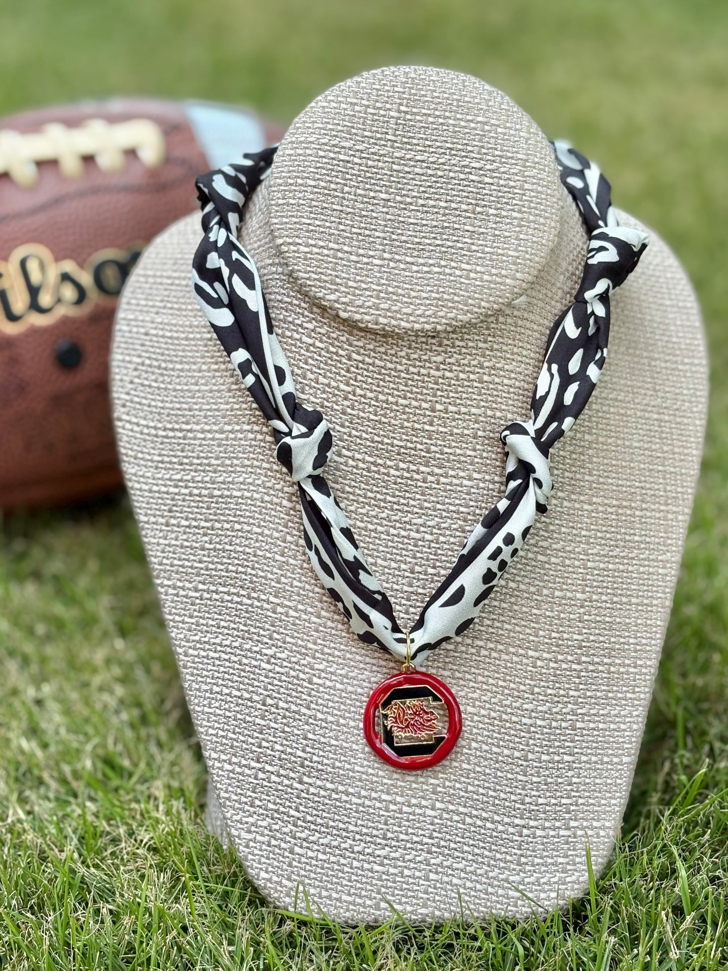 Gameday Team Charm Scarf Necklaces
