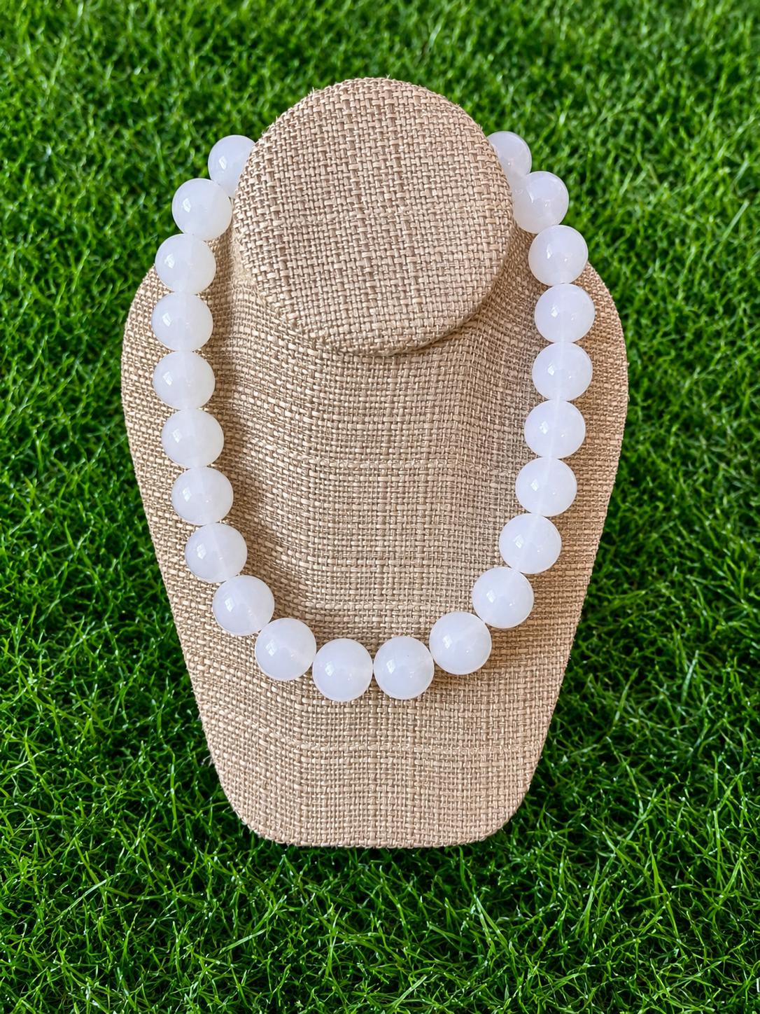 Colorful Translucent Bead Necklace