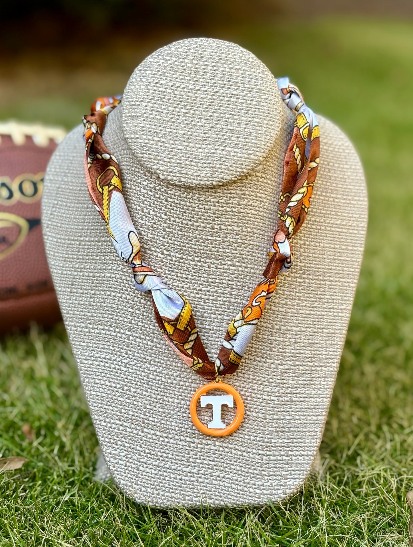 Gameday Team Charm Scarf Necklaces