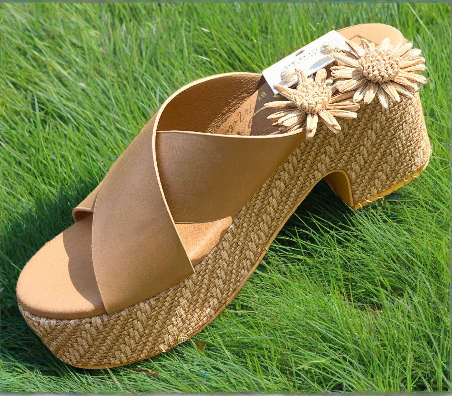 Beach Matisse Nellie TAN Platform Heel