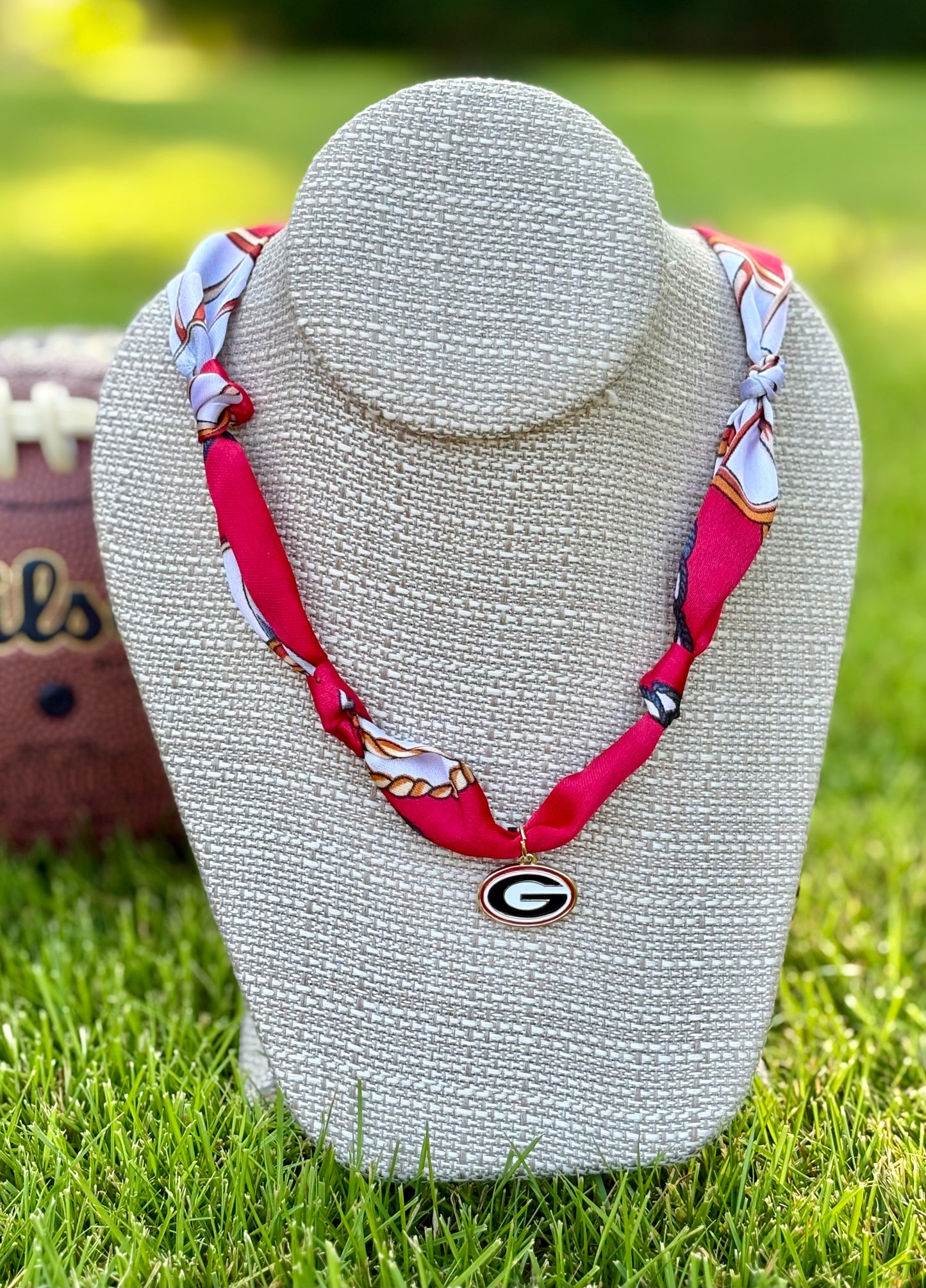 Gameday Team Charm Scarf Necklaces