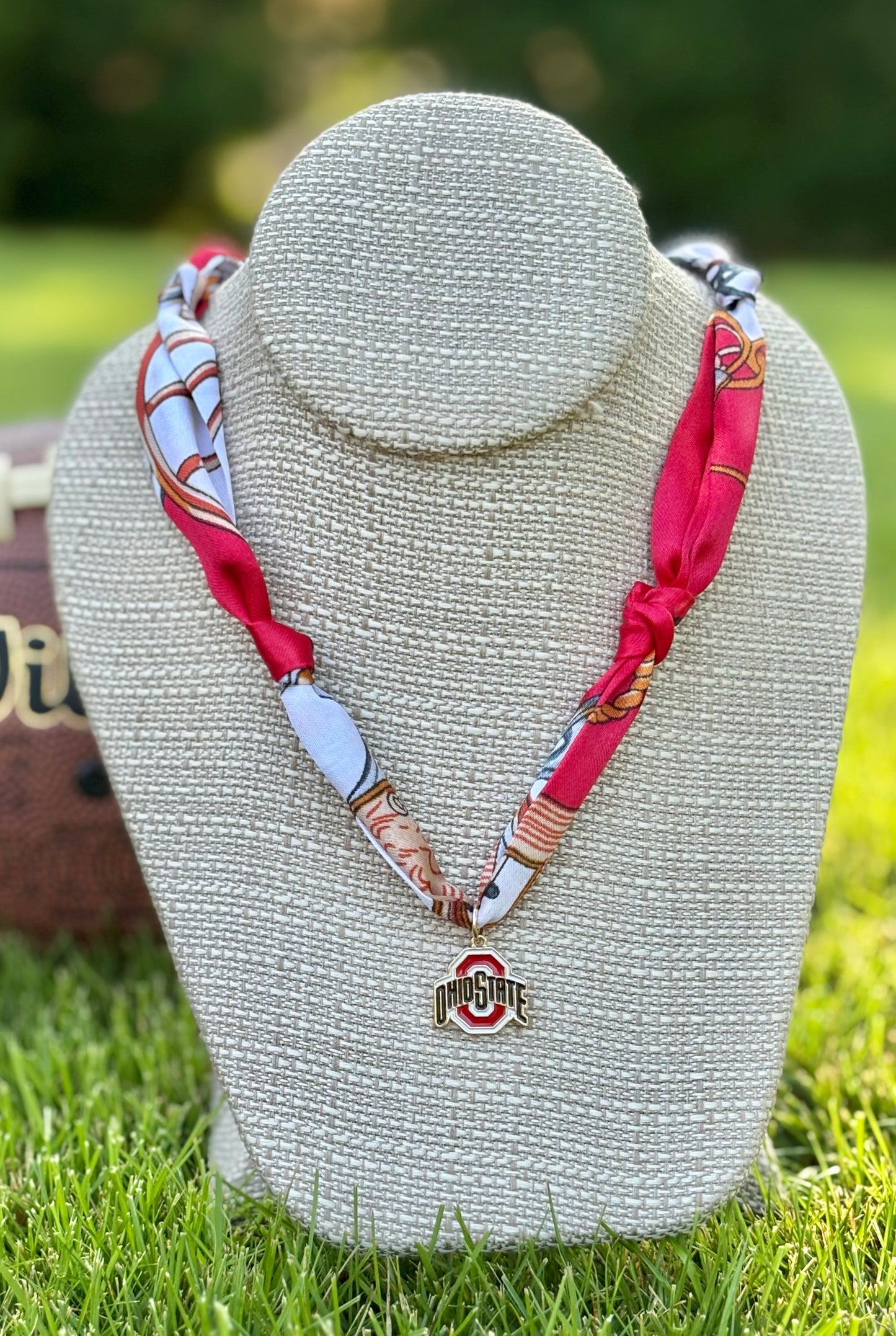 Gameday Team Charm Scarf Necklaces