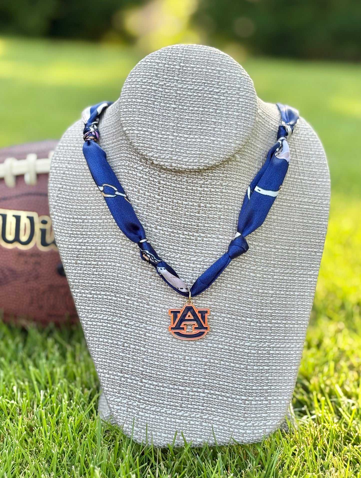 Gameday Team Charm Scarf Necklaces