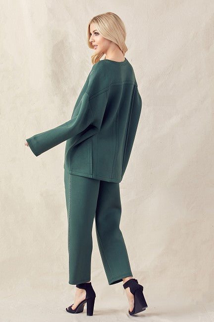 Keller French Scuba Knit Pant Set / 2 colors