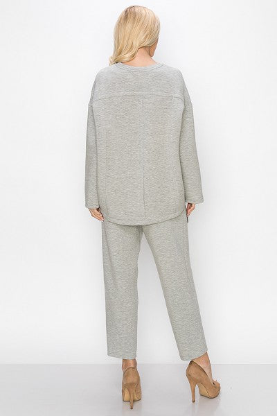 Keller French Scuba Knit Pant Set / 2 colors