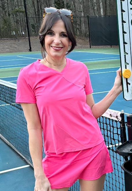 Active V Neck Tee / 2 colors