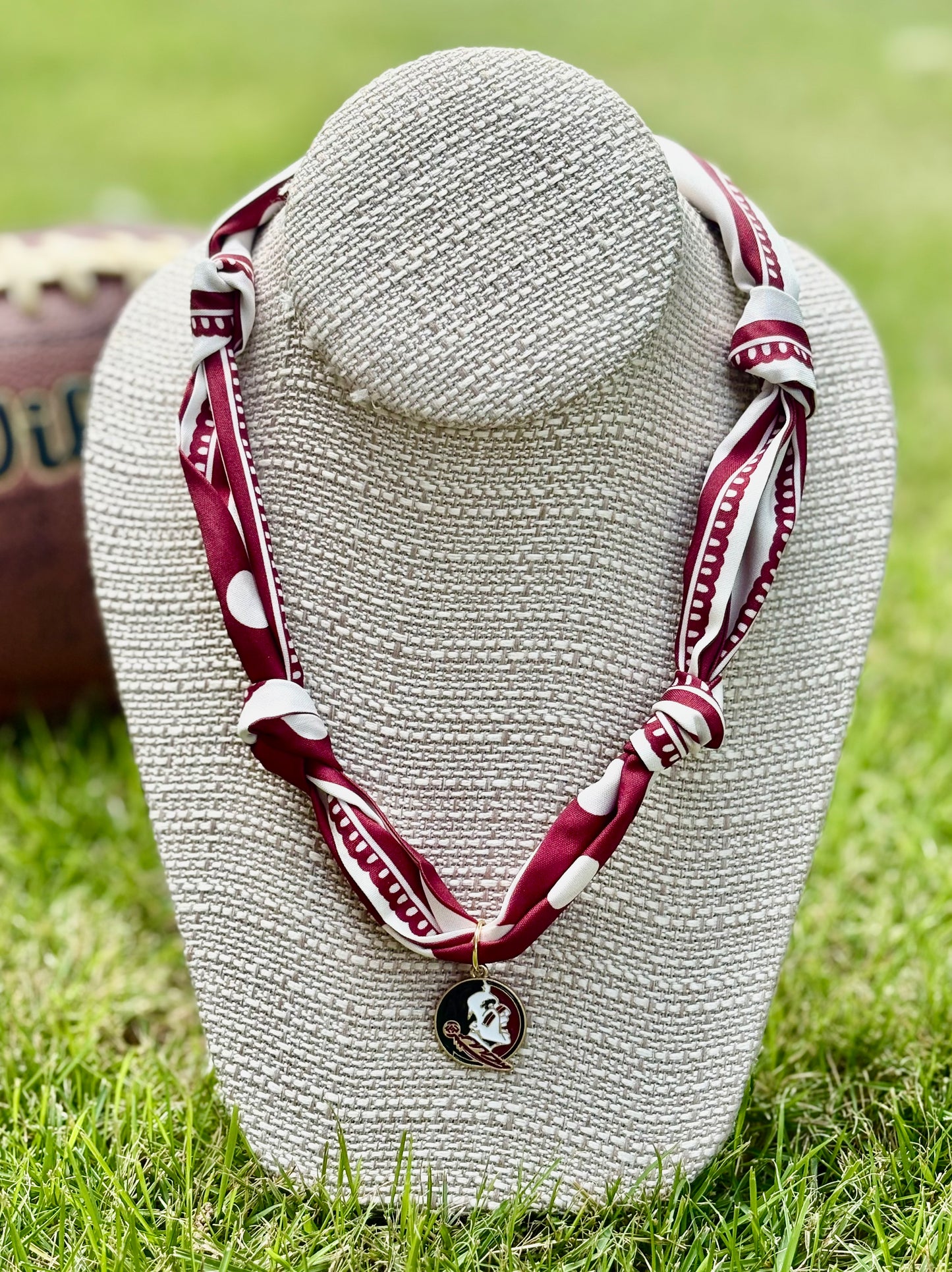 Gameday Team Charm Scarf Necklaces