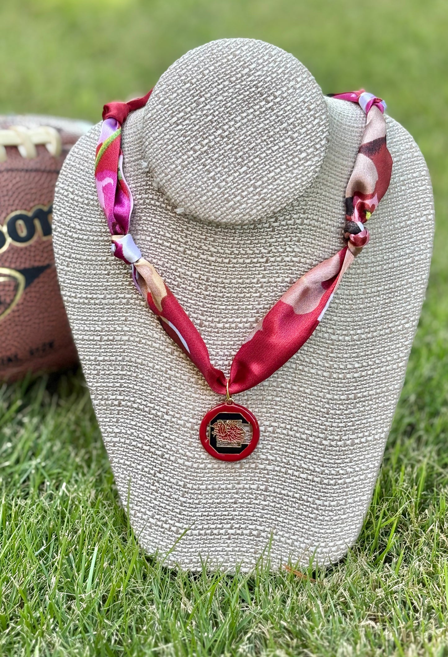 Gameday Team Charm Scarf Necklaces