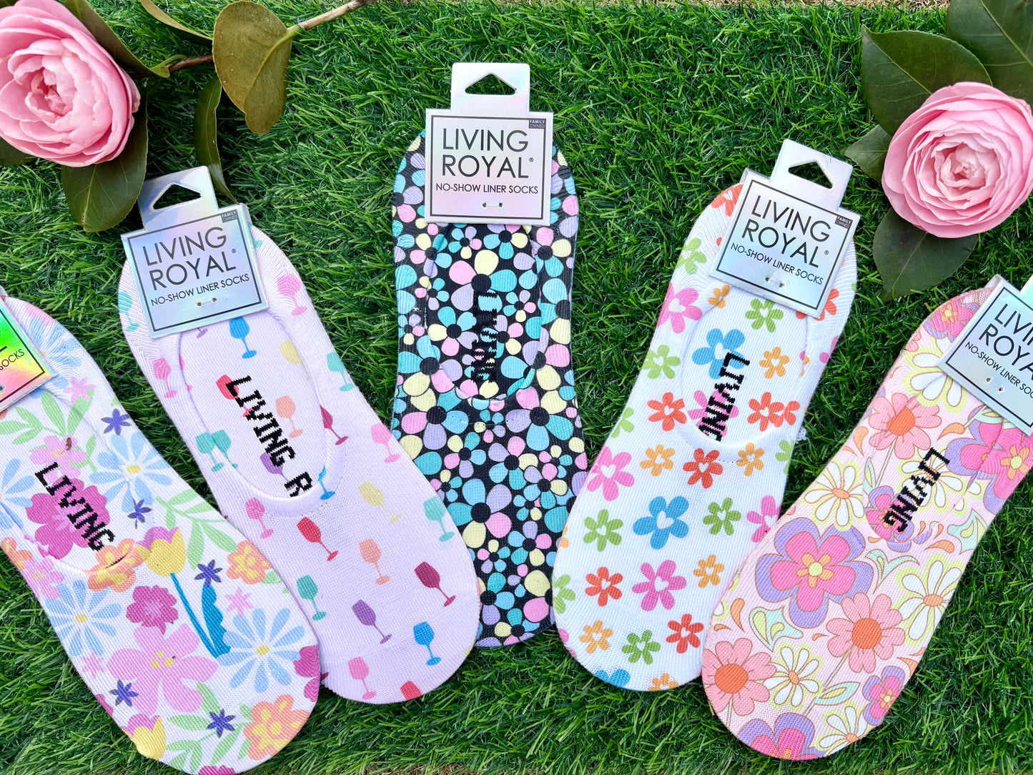 Living Royal No Show Liner socks / 5 patterns