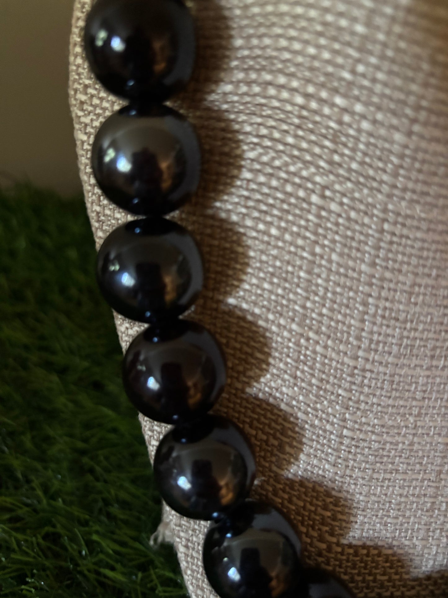 Luminous Beaded Statement Necklace