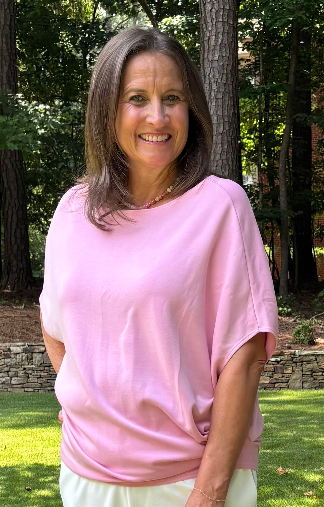 Short Sleeve Dolman Scuba Top / 4 colors