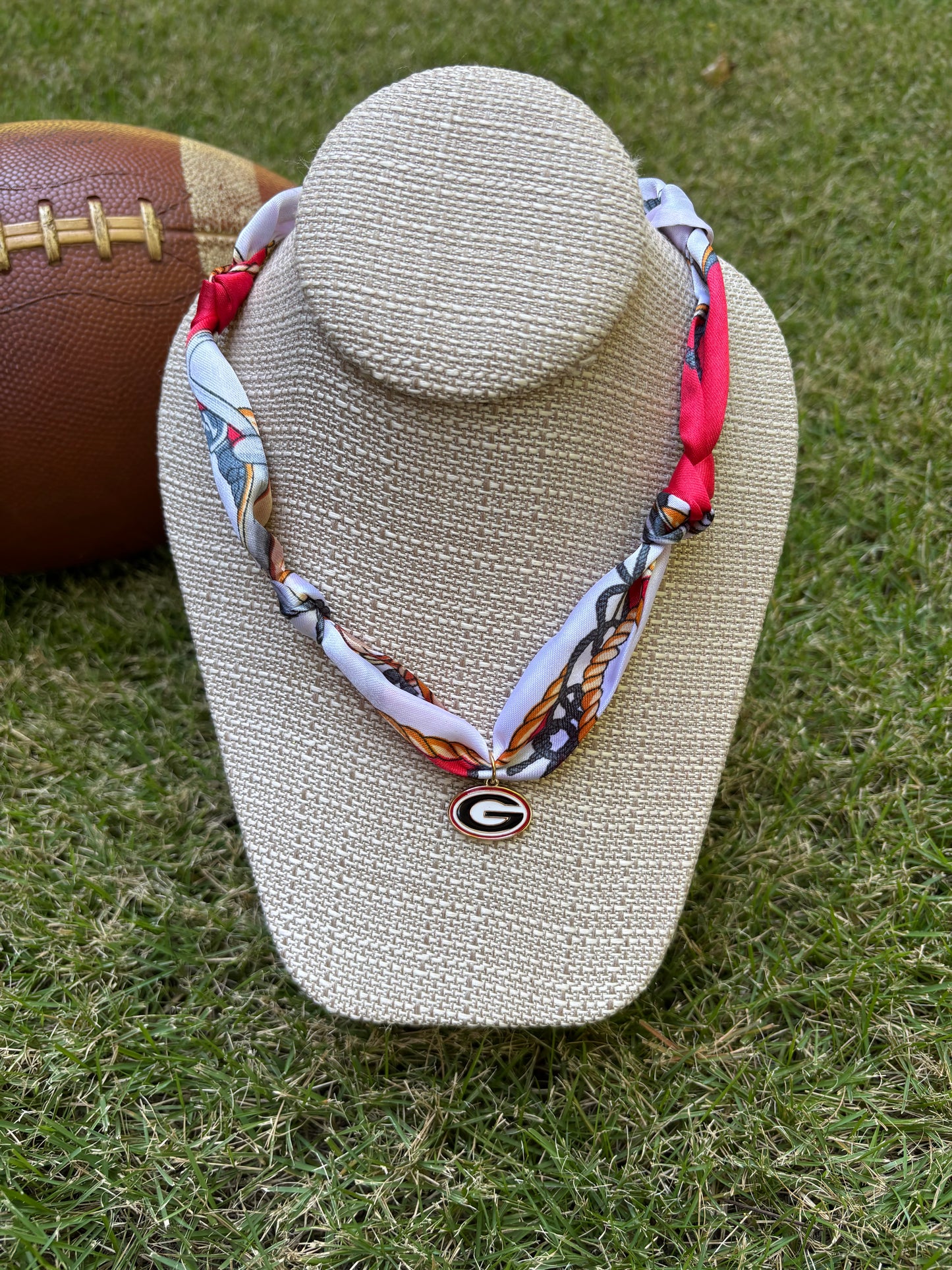Gameday Team Charm Scarf Necklaces