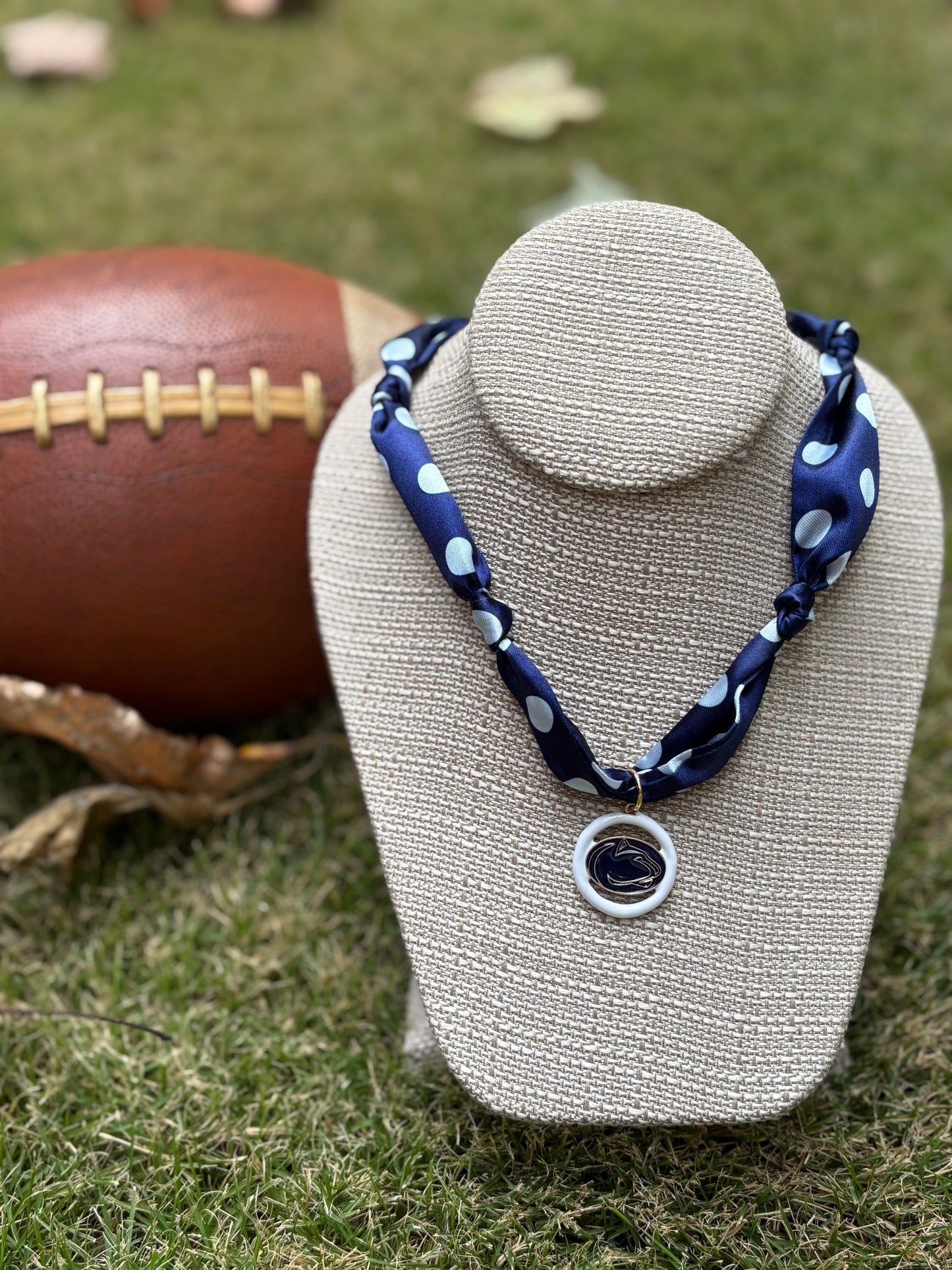 Gameday Team Charm Scarf Necklaces