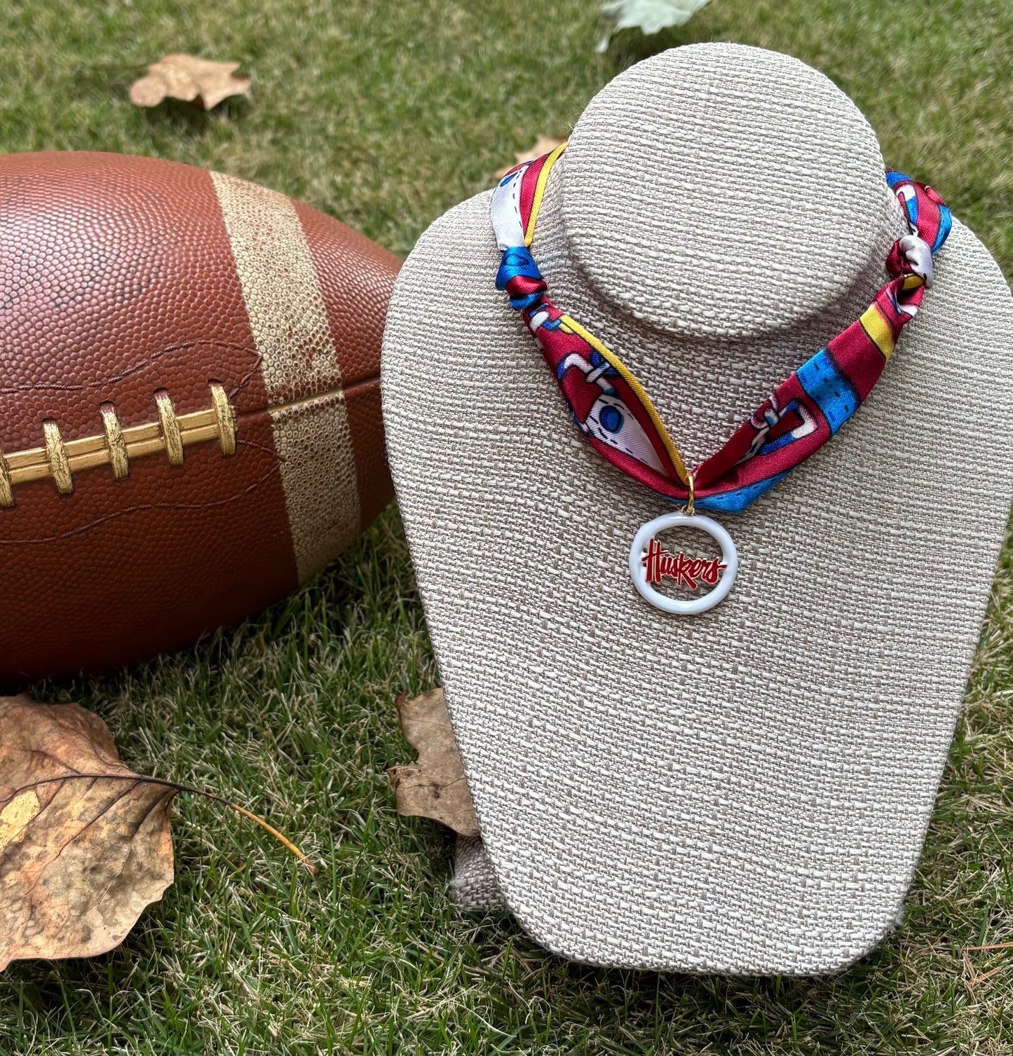 Gameday Team Charm Scarf Necklaces