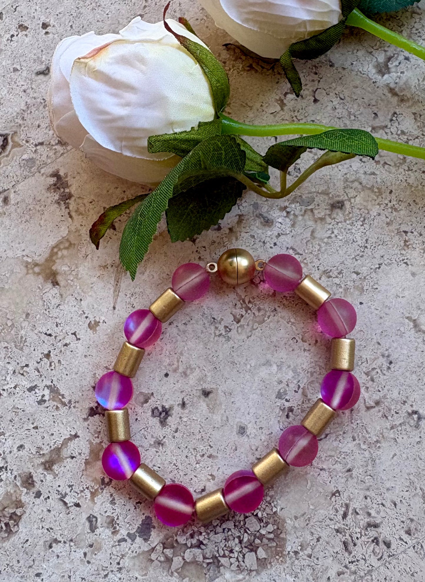 Glow Beads Magnet Bracelet