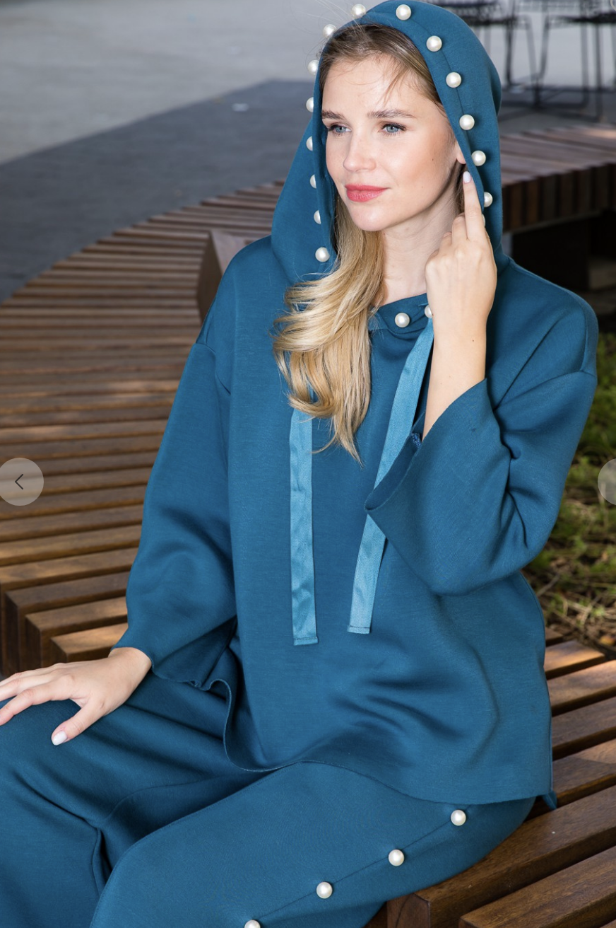 Francine French Scuba Pearl Hoodie / 9 colors