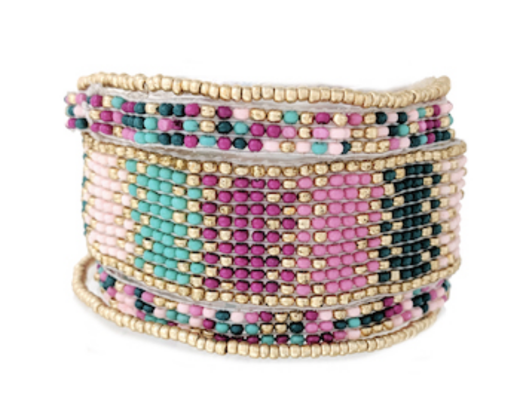 Mimi Multi Bead Stretch Bracelet / 5 pieces