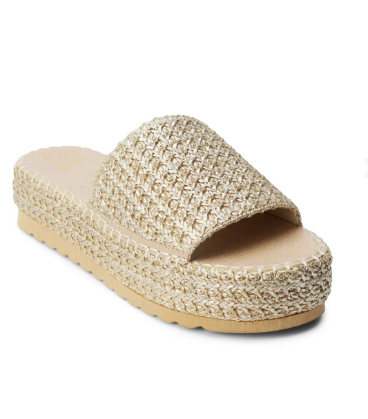 Beach Matisse Del Mar GOLD Slides