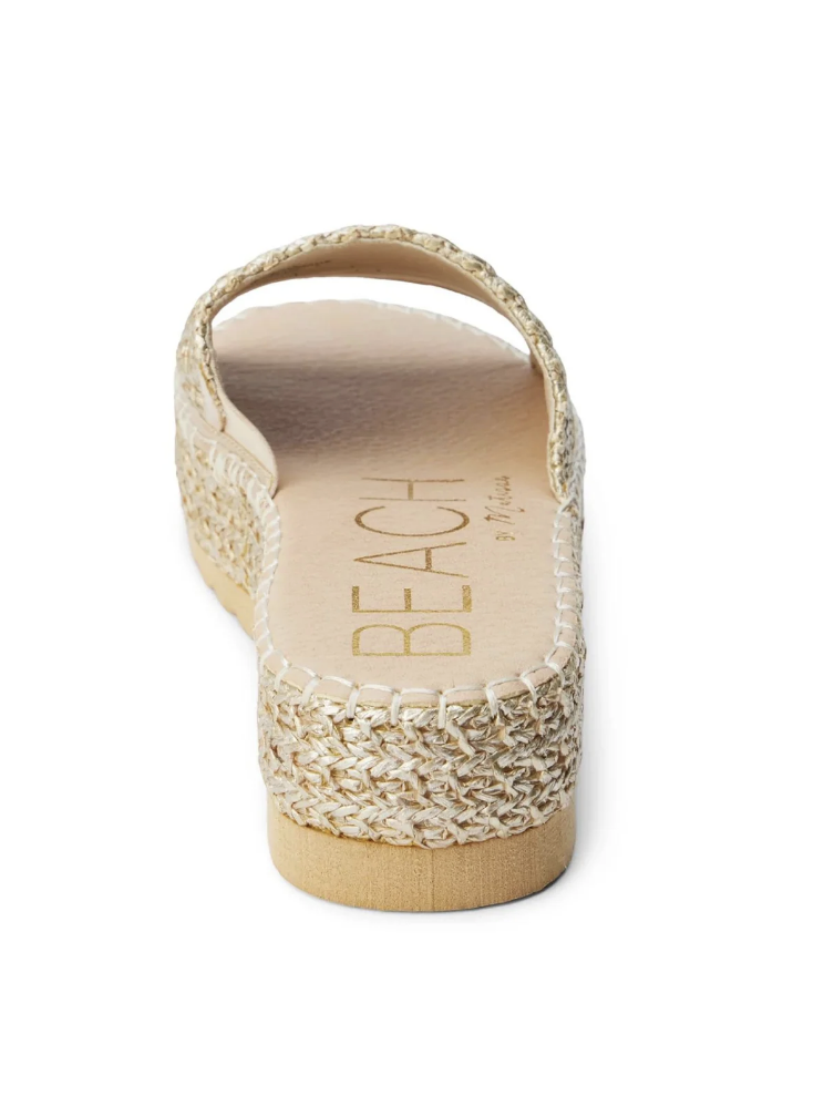 Beach Matisse Del Mar GOLD Slides