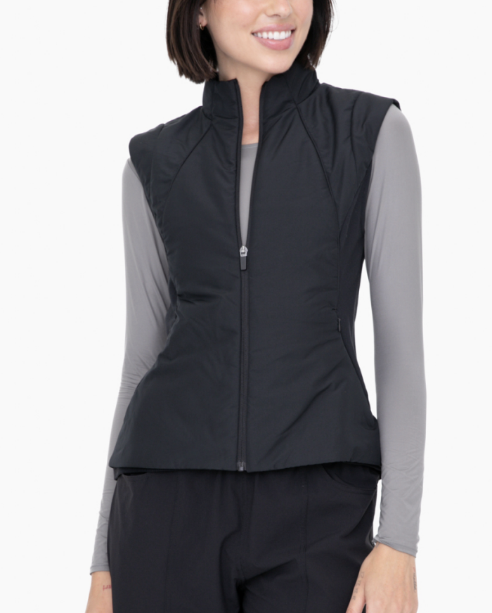 Black Hybrid Mono B Vest