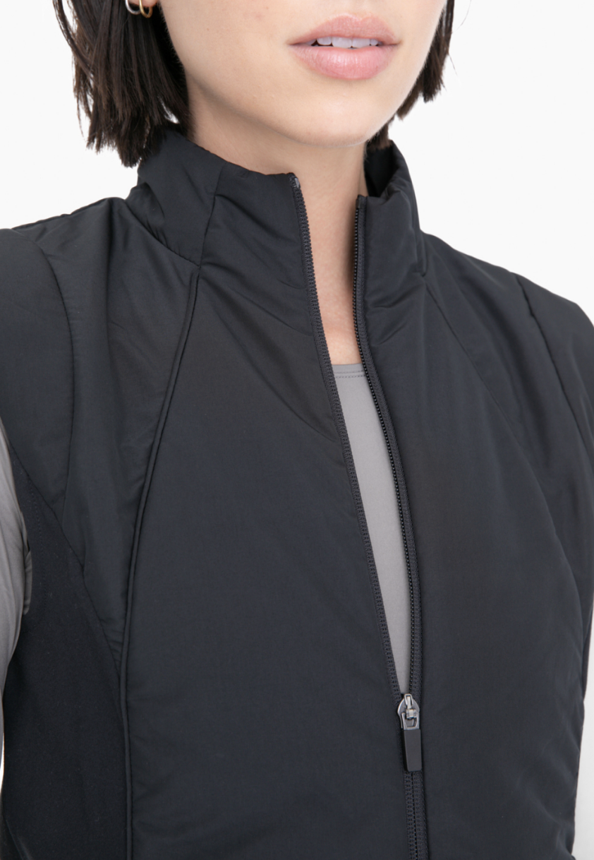 Black Hybrid Mono B Vest