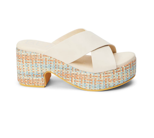 Beach Matisse Nellie Ivory Platform Heel