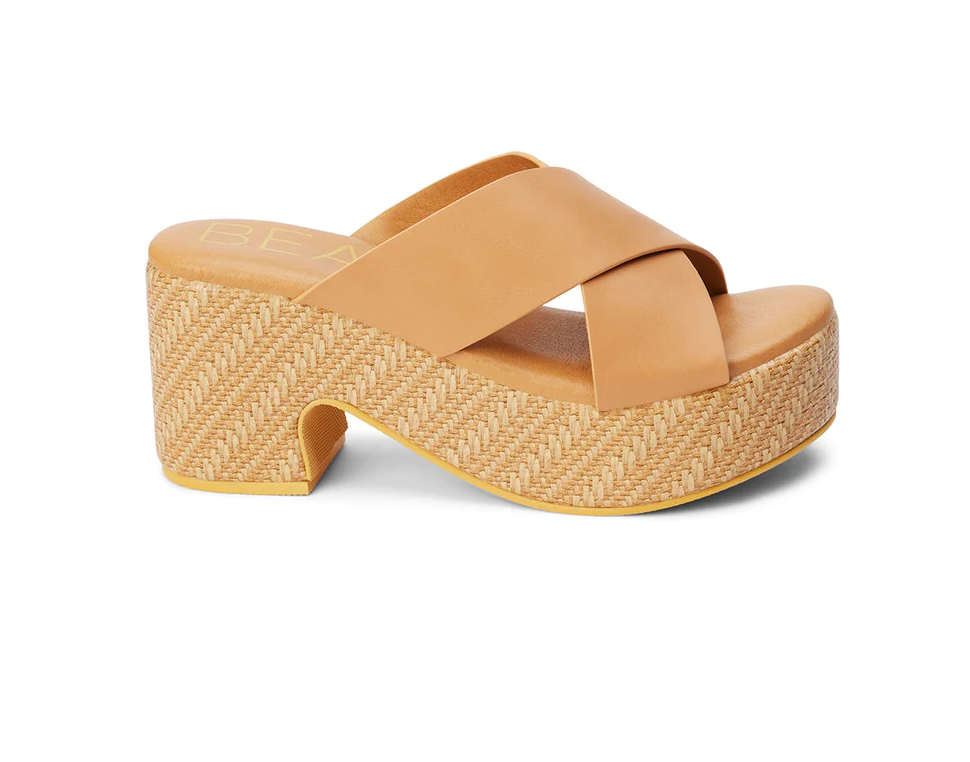 Beach Matisse Nellie TAN Platform Heel
