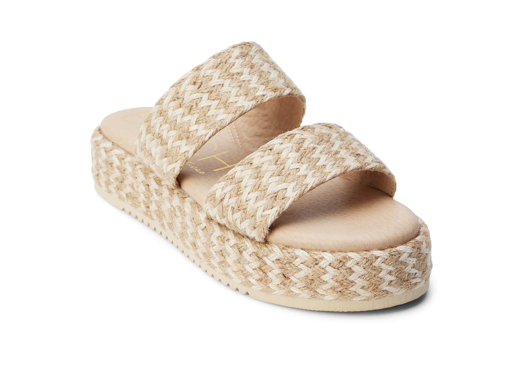 Borderline Natural Platform Sandal