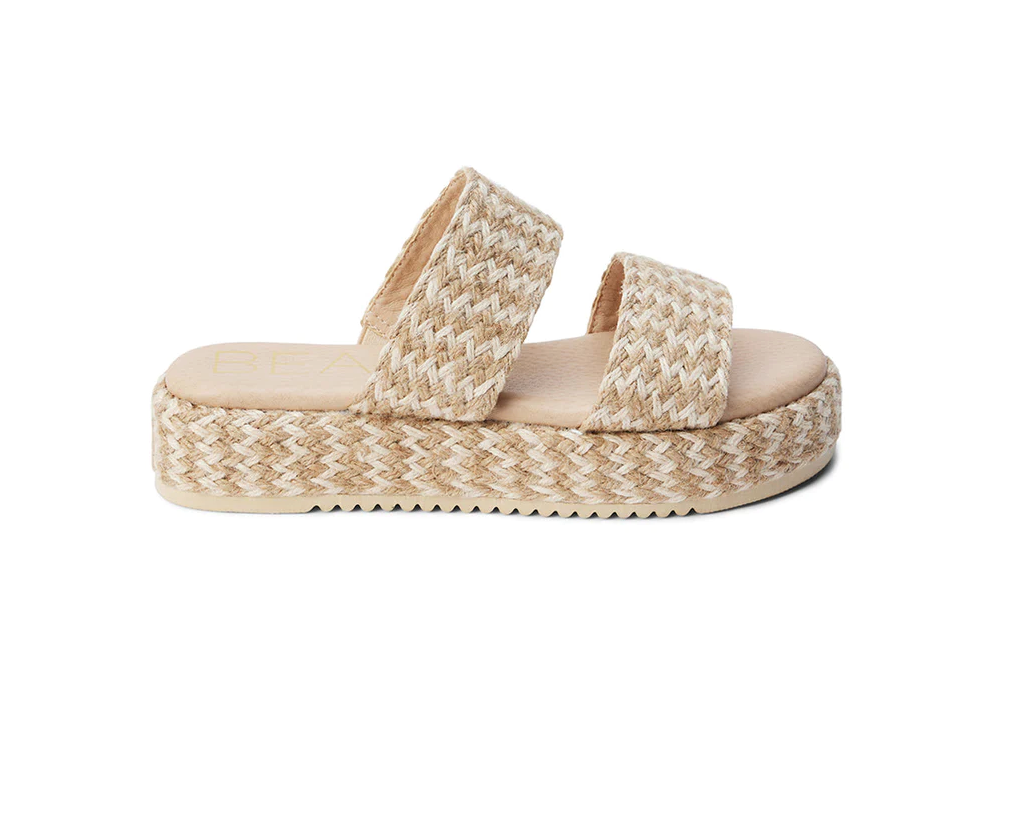 Borderline Natural Platform Sandal