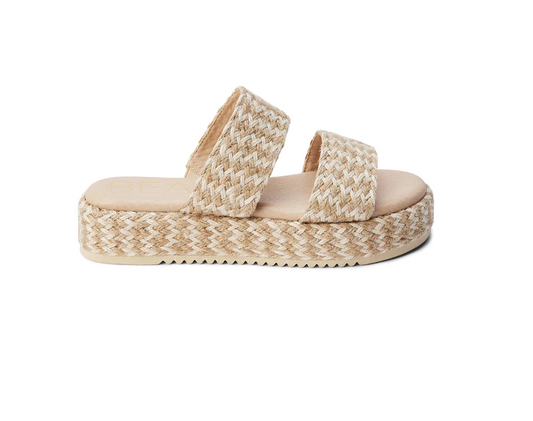 Borderline Natural Platform Sandal