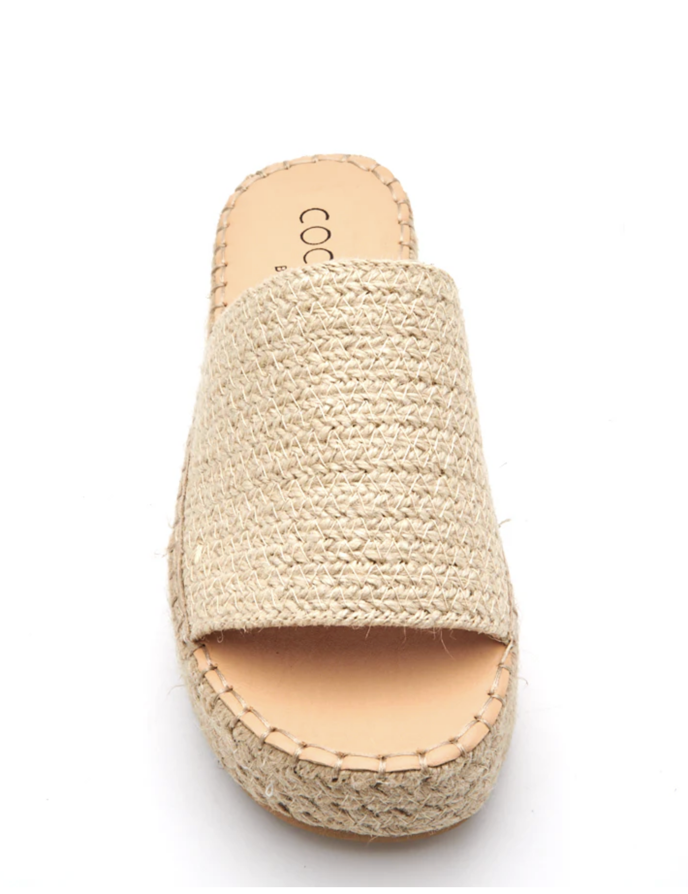 Matisse Del Mar Natural Raffia Slides