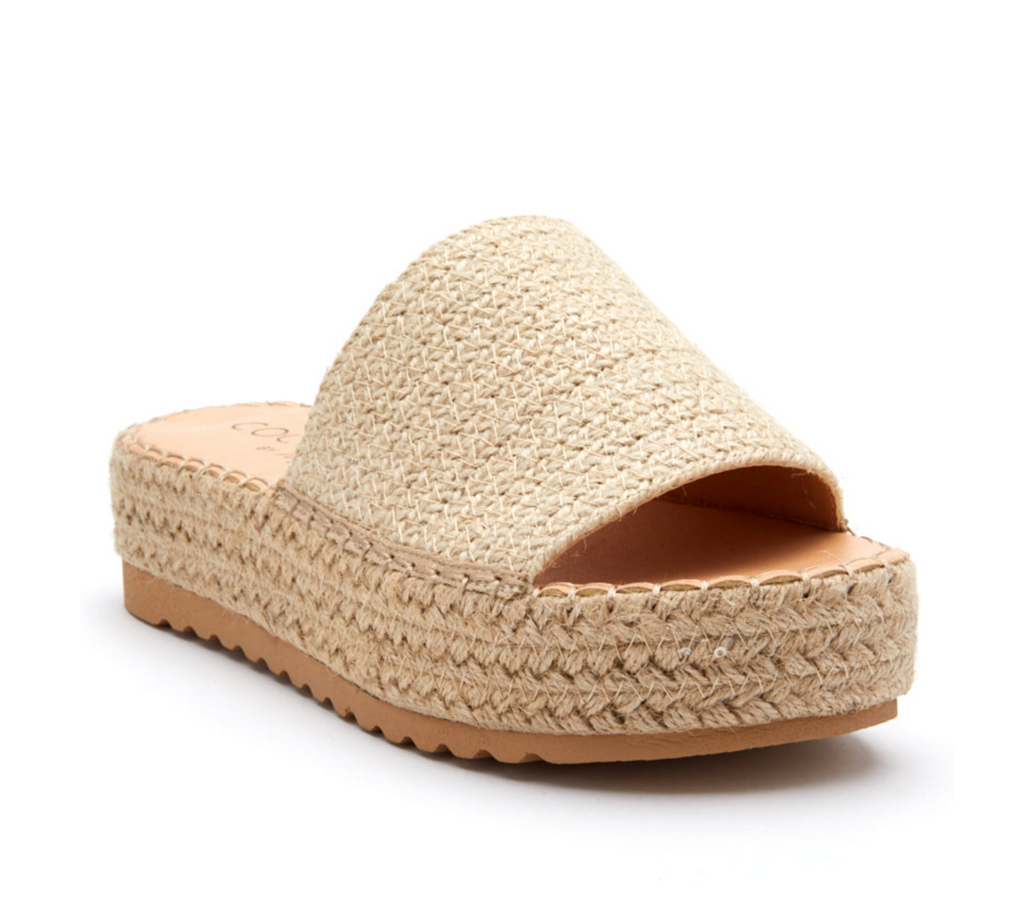 Matisse Del Mar Natural Raffia Slides