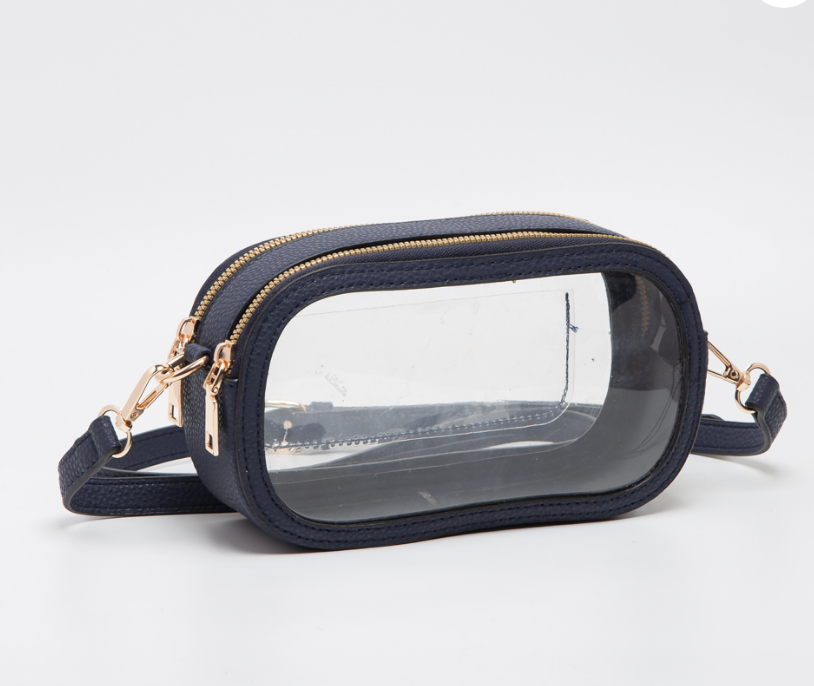 Oval Double Zip Stadium Bags