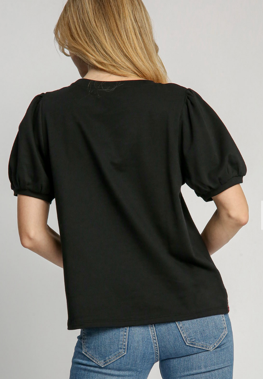 Game Day Football Sequin Top