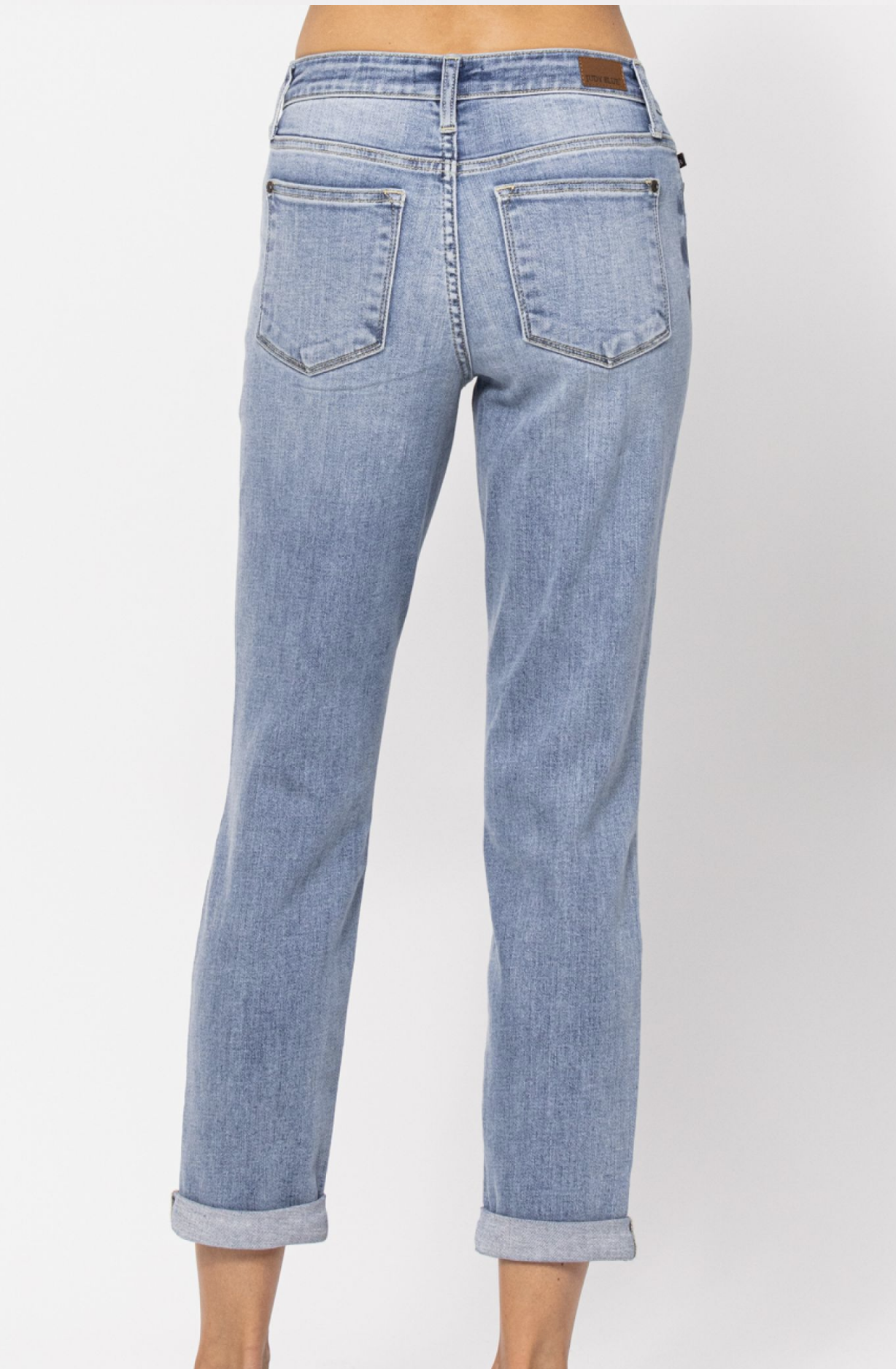 Judy Blue Washed Denim Boyfriend Jean