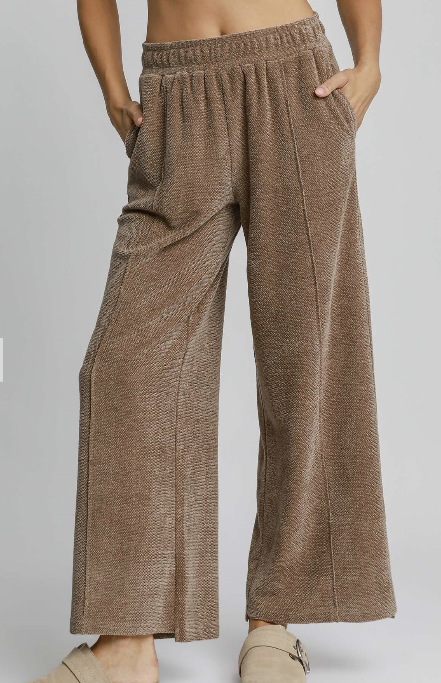 Chenille Pants with Pockets / 2 colors