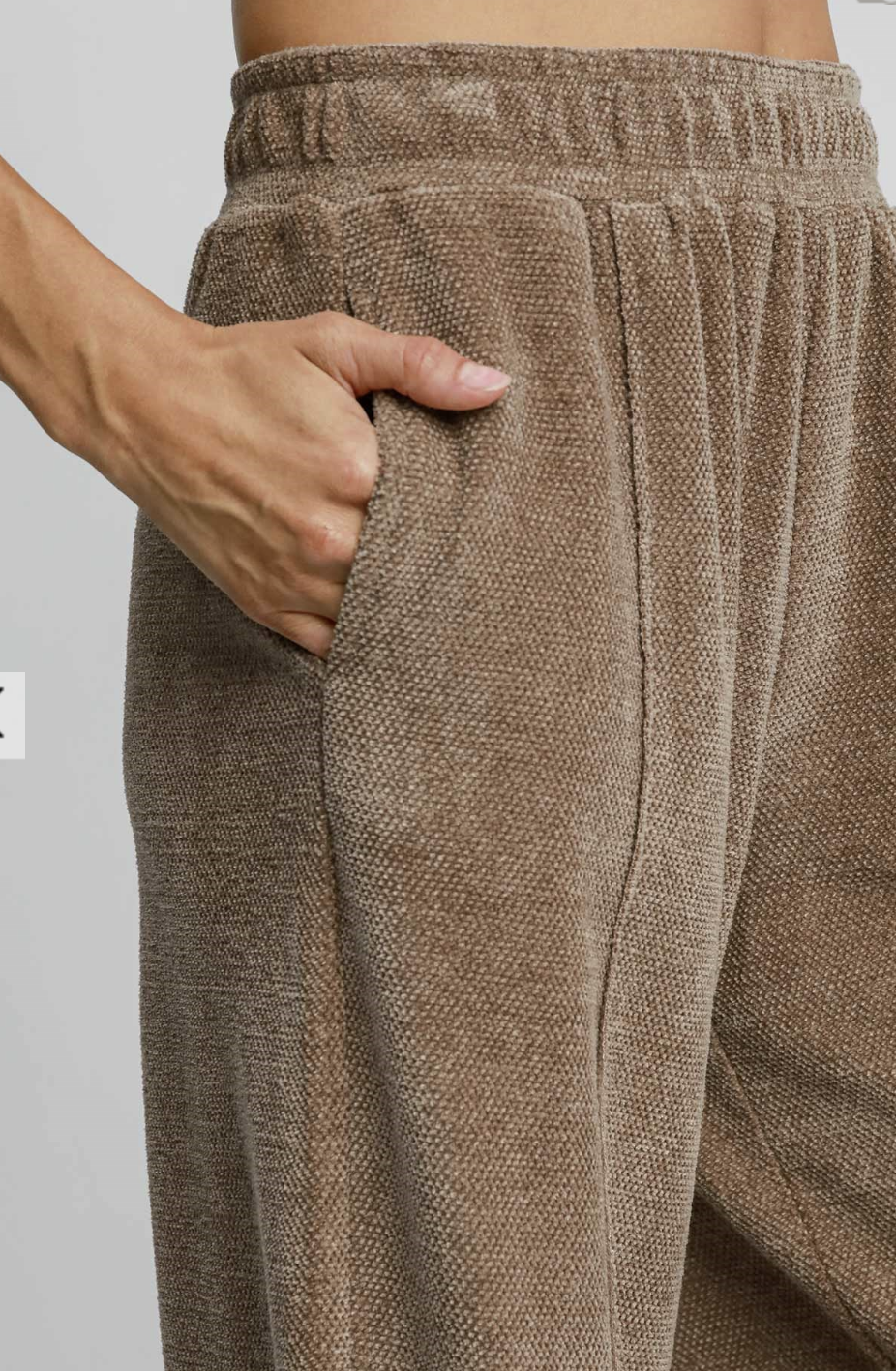 Chenille Pants with Pockets / 2 colors
