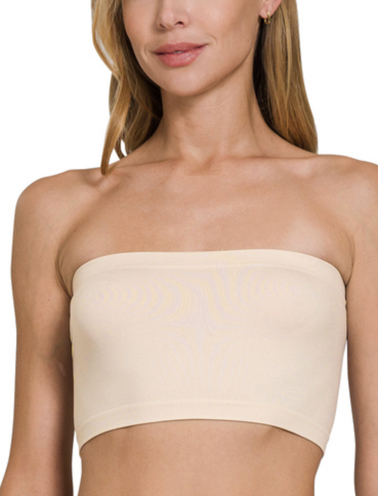 One Size Seamless Bandeau- 3 colors