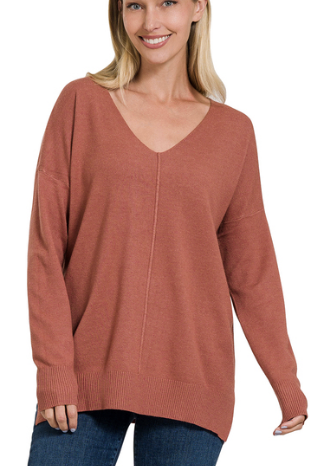 Everyday Front Seam Sweater / 5 colors