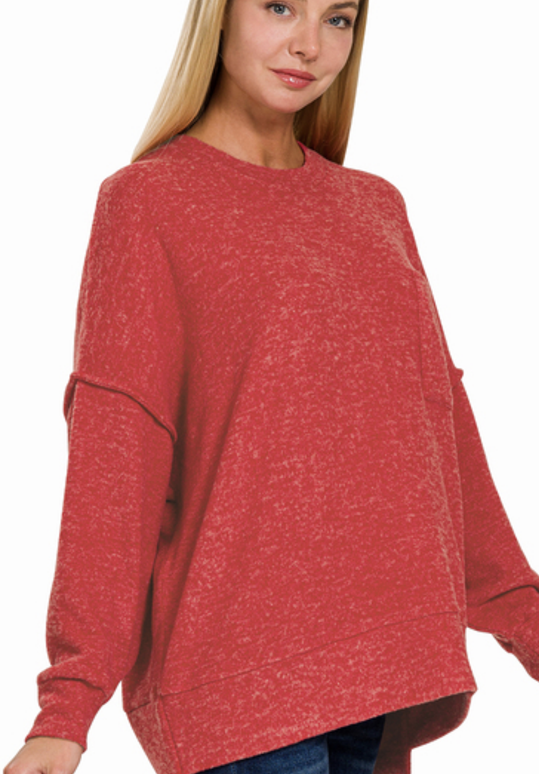 Dropped Shoulder Oversized Sweater / 4 colors
