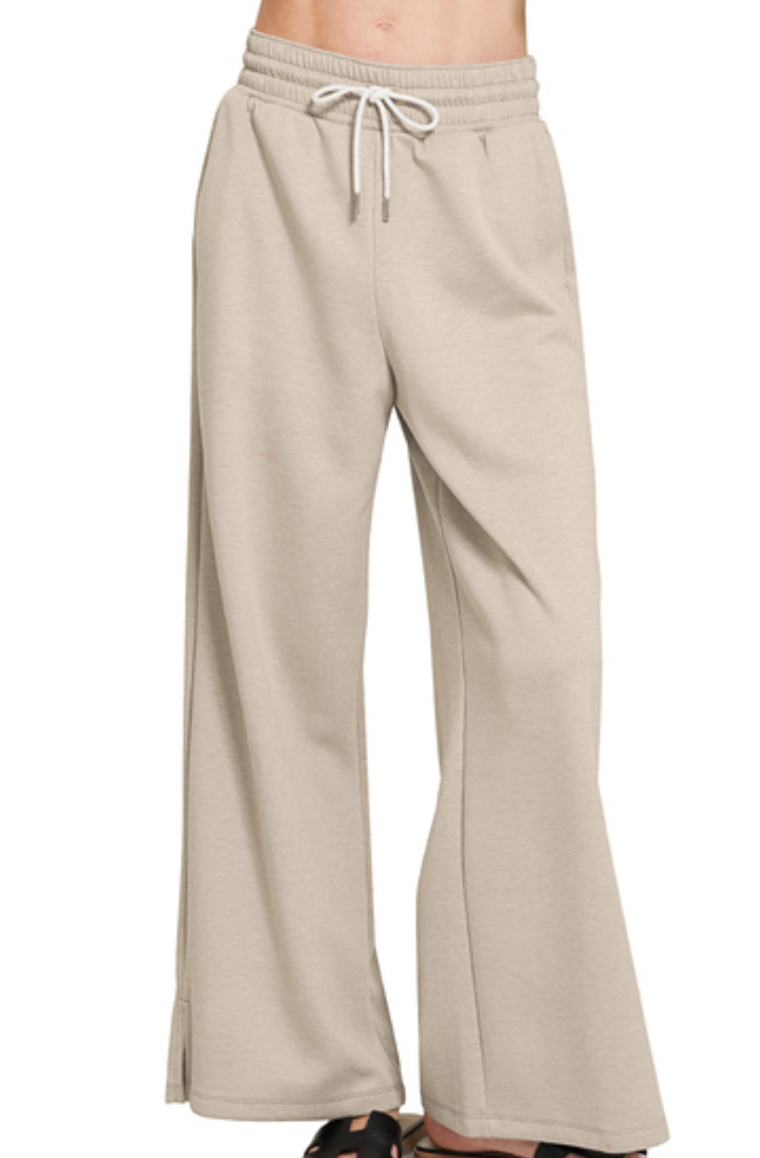 Zenana Scuba Drawstring Pants