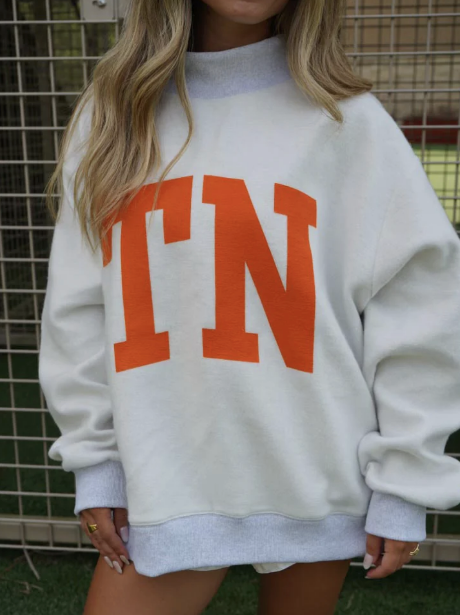 "Tennessee" and "TN " Reversible Sweatshirt- PREORDER