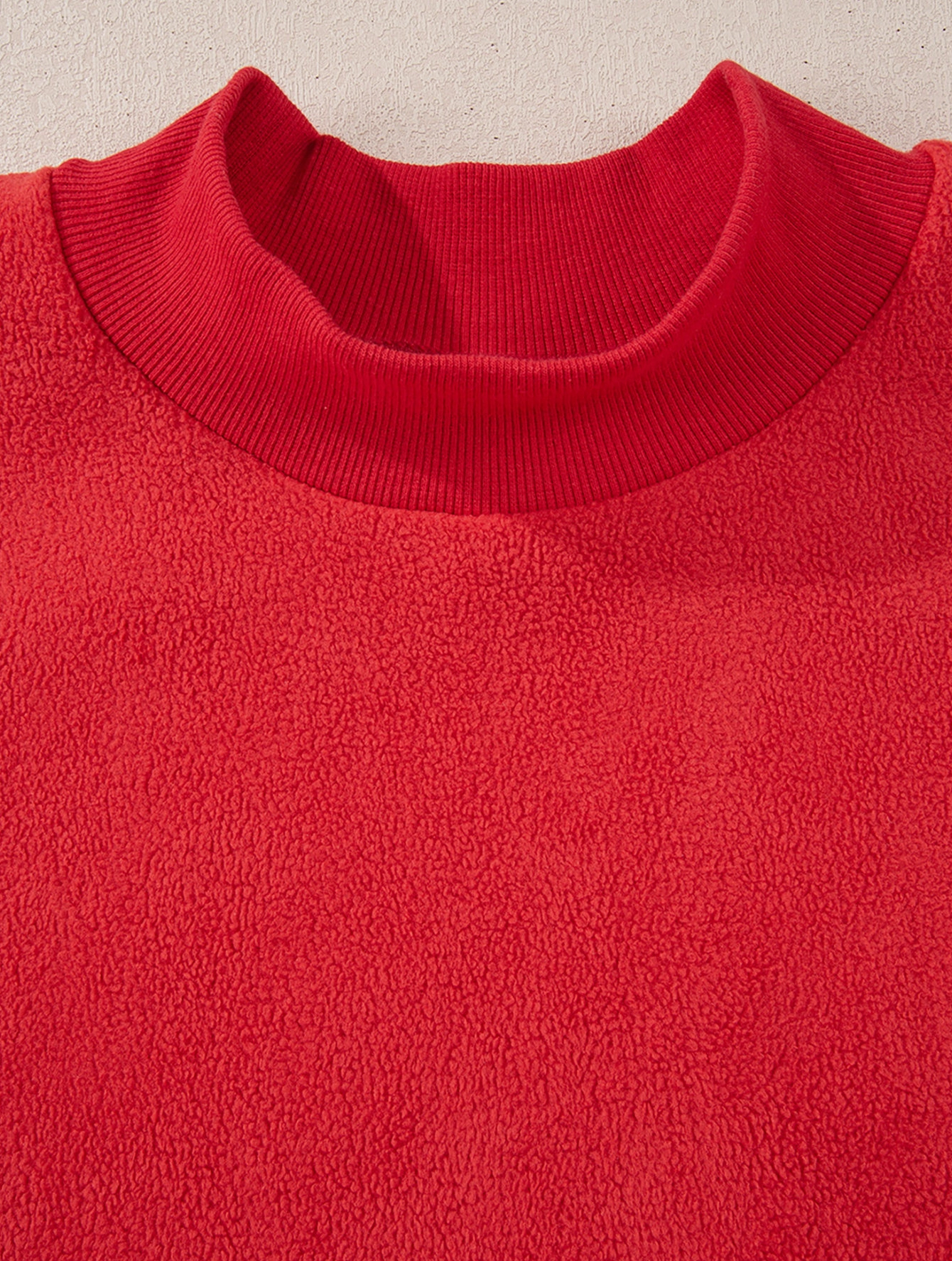 Oversized Reversible Mockneck sweatshirt / 2 colors